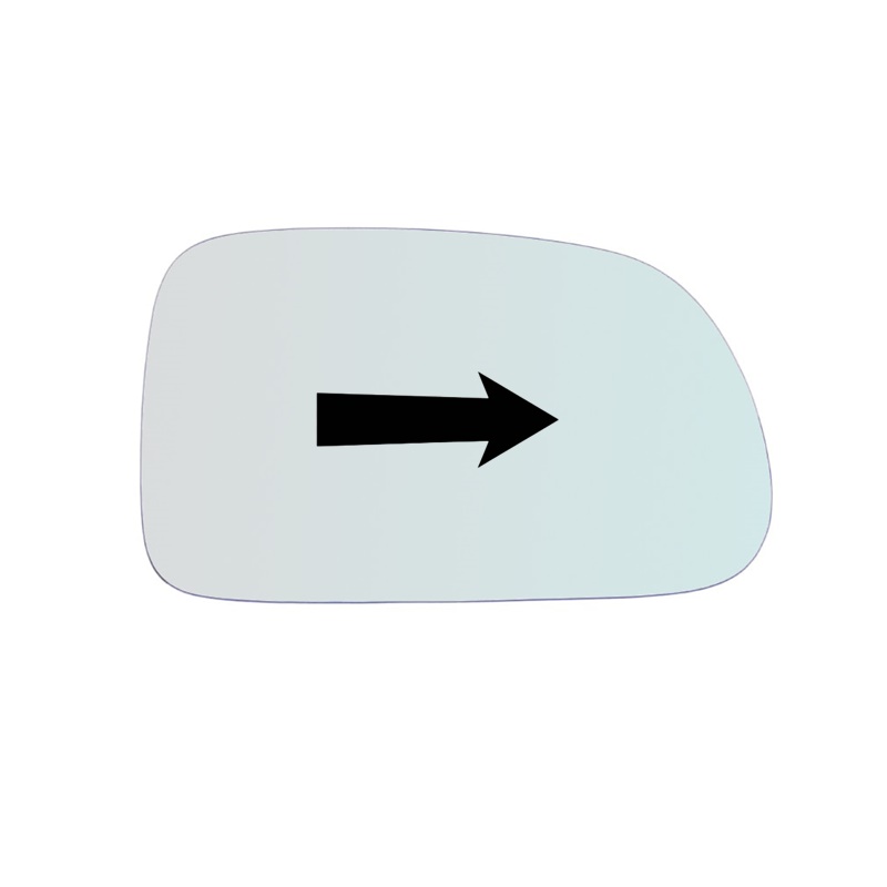 Vetro Specchio Retrovisore Lato Passeggero Per Ssangyong Actyon I dal 2005>