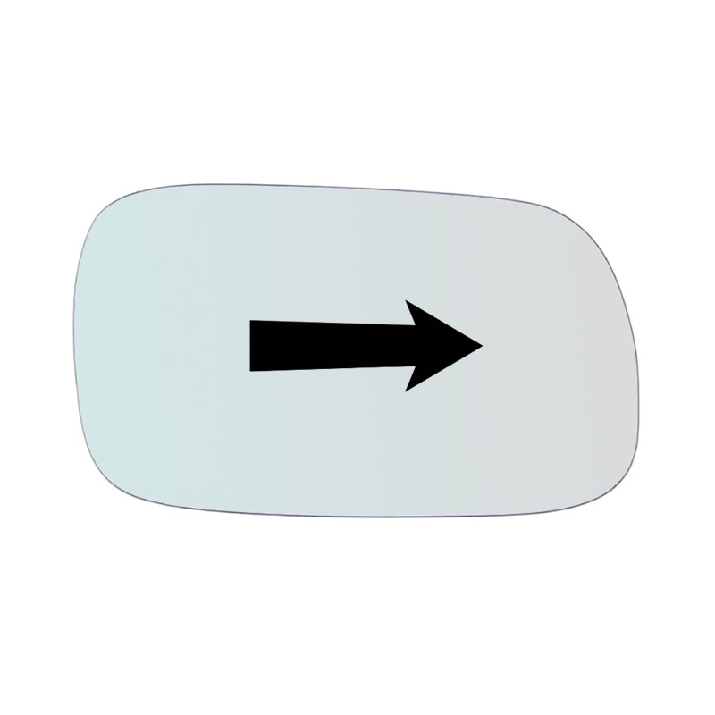 Vetro Specchio Retrovisore Lato Passeggero Per Subaru Impreza (GC,GF) dal 1997-2003