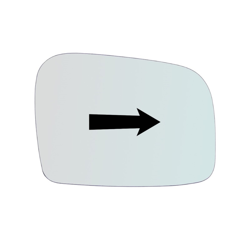 Vetro Specchio Retrovisore Lato Passeggero Per Subaru Outback II (BL,BP) dal 2003-2010