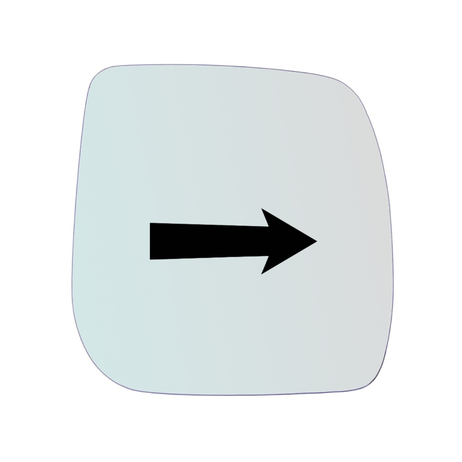 Vetro Specchio Retrovisore Lato Passeggero Per Subaru Forester (SH) solo 2008-2010