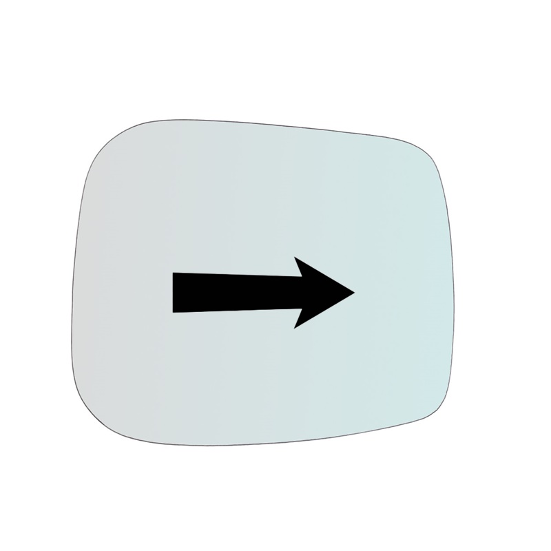 Vetro Specchio Retrovisore Lato Passeggero Per Tata Sumo dal 2007>