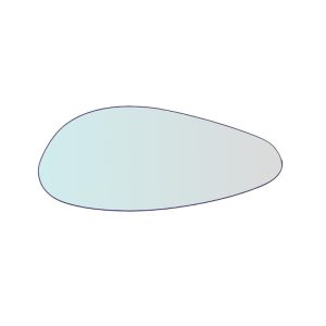 Vetro Specchio Retrovisore DX Compatibile Per Moto Yamaha R6