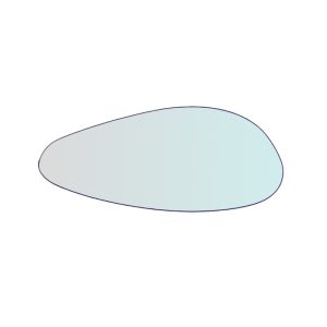 Vetro Specchio Retrovisore SX Compatibile Per Moto Yamaha R6