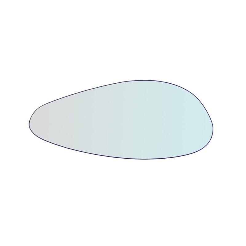 Vetro Specchio Retrovisore SX Compatibile Per Moto Yamaha R6