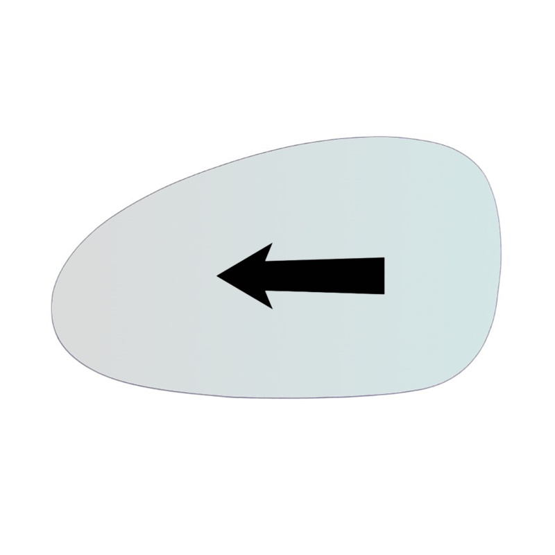 Vetro Specchio Retrovisore Lato Guidatore Per Porsche Boxter (987) dal 2004-2011