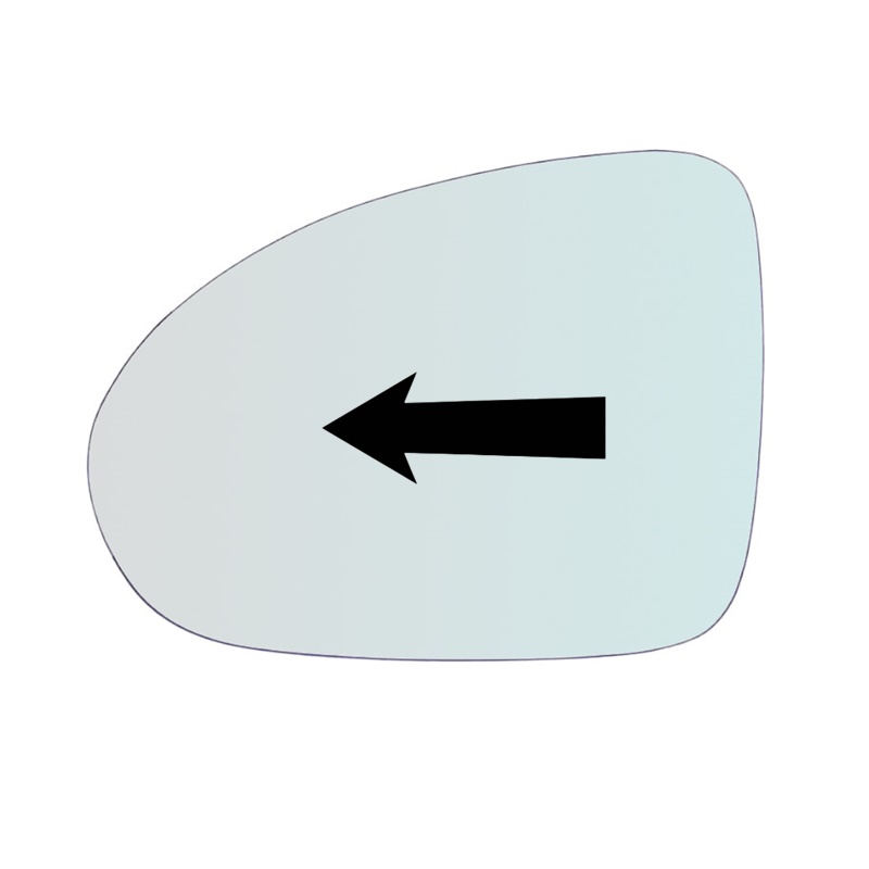 Vetro Specchio Retrovisore Lato Guidatore Per Smart ForFour I (454) dal 2004-2006