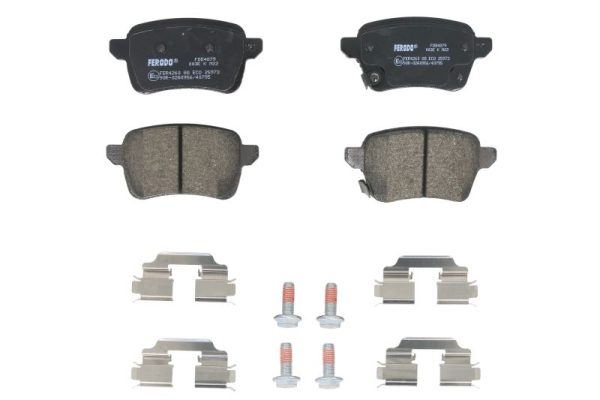 Kit 4 Pastiglie Freno Marca Ferodo Codice | FDB4879