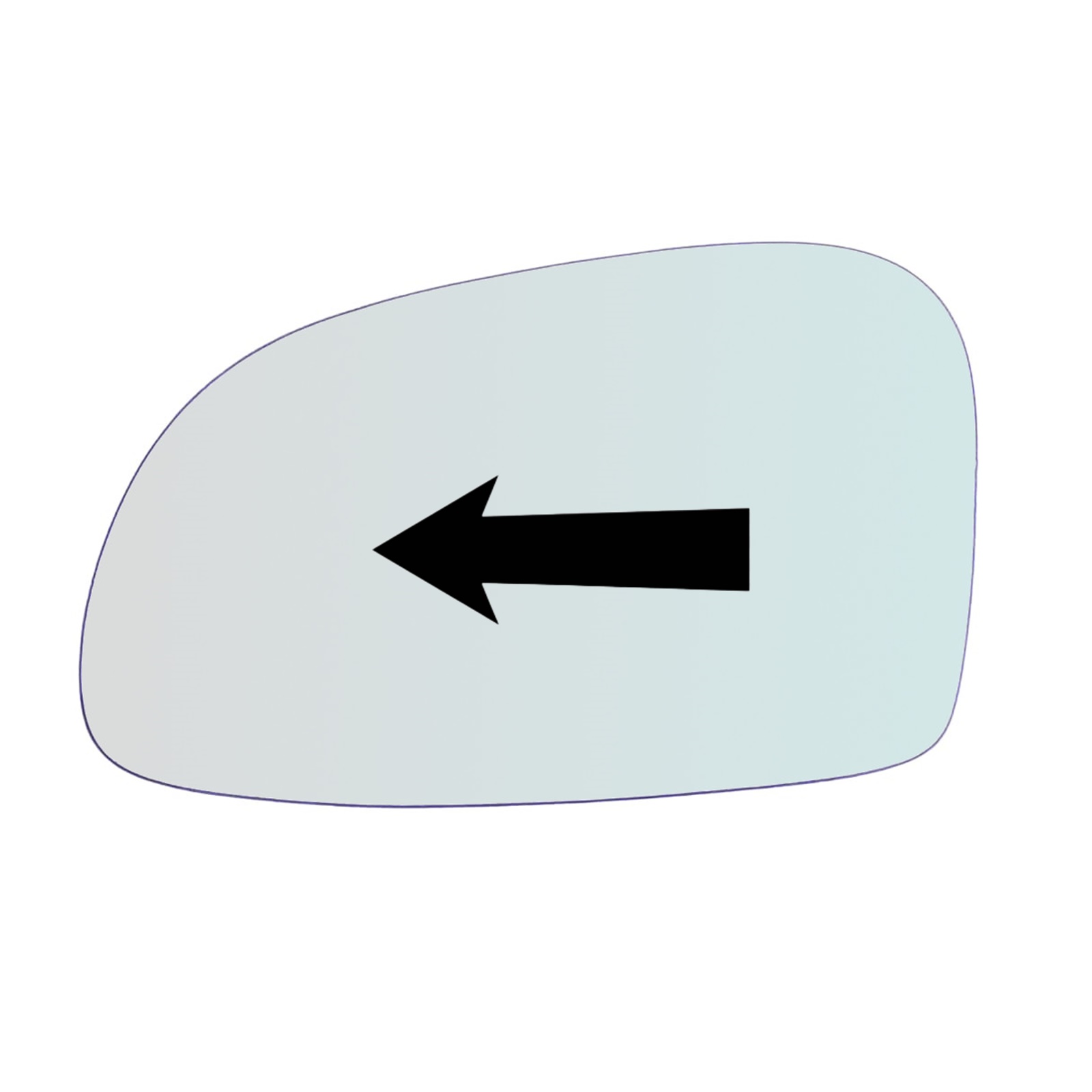 Vetro Specchio Retrovisore Lato Guidatore Per Citroen Saxo (S0) dal 1996-2004