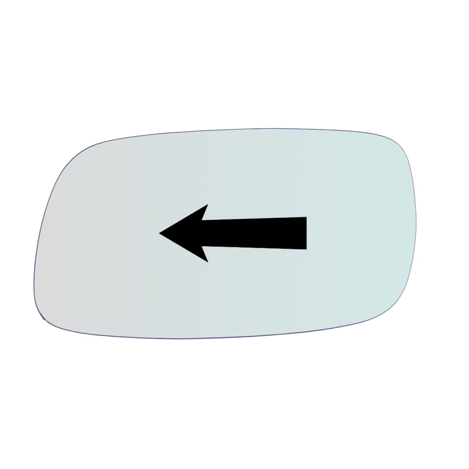 Vetro Specchio Retrovisore Lato Guidatore Per Opel Calibra (C89) dal 1989-1997