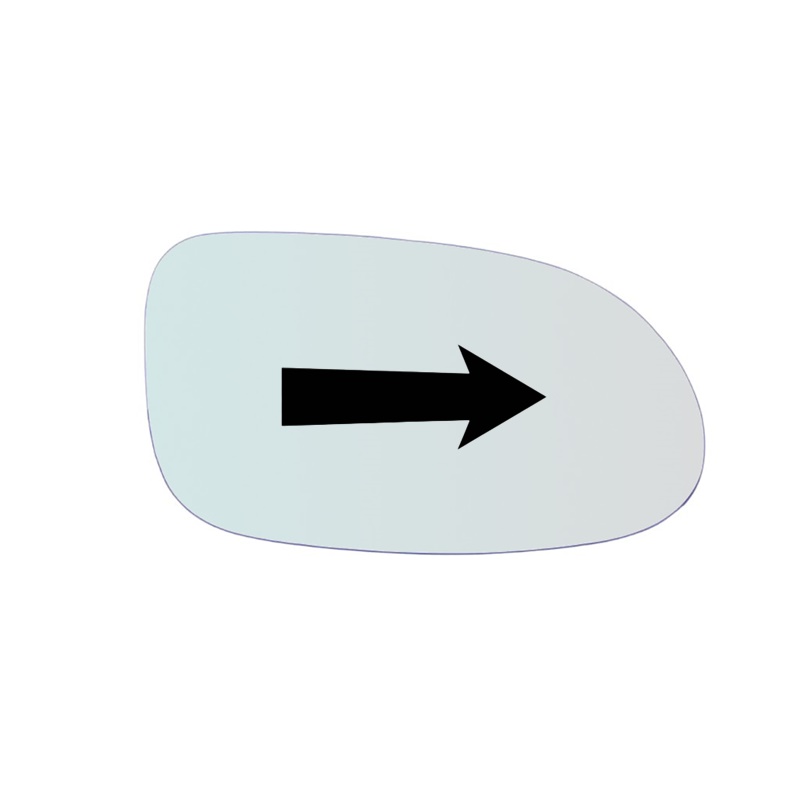 Vetro Specchio Retrovisore Lato Passeggero Per Mercedes SLK II (R171) 2004>2011