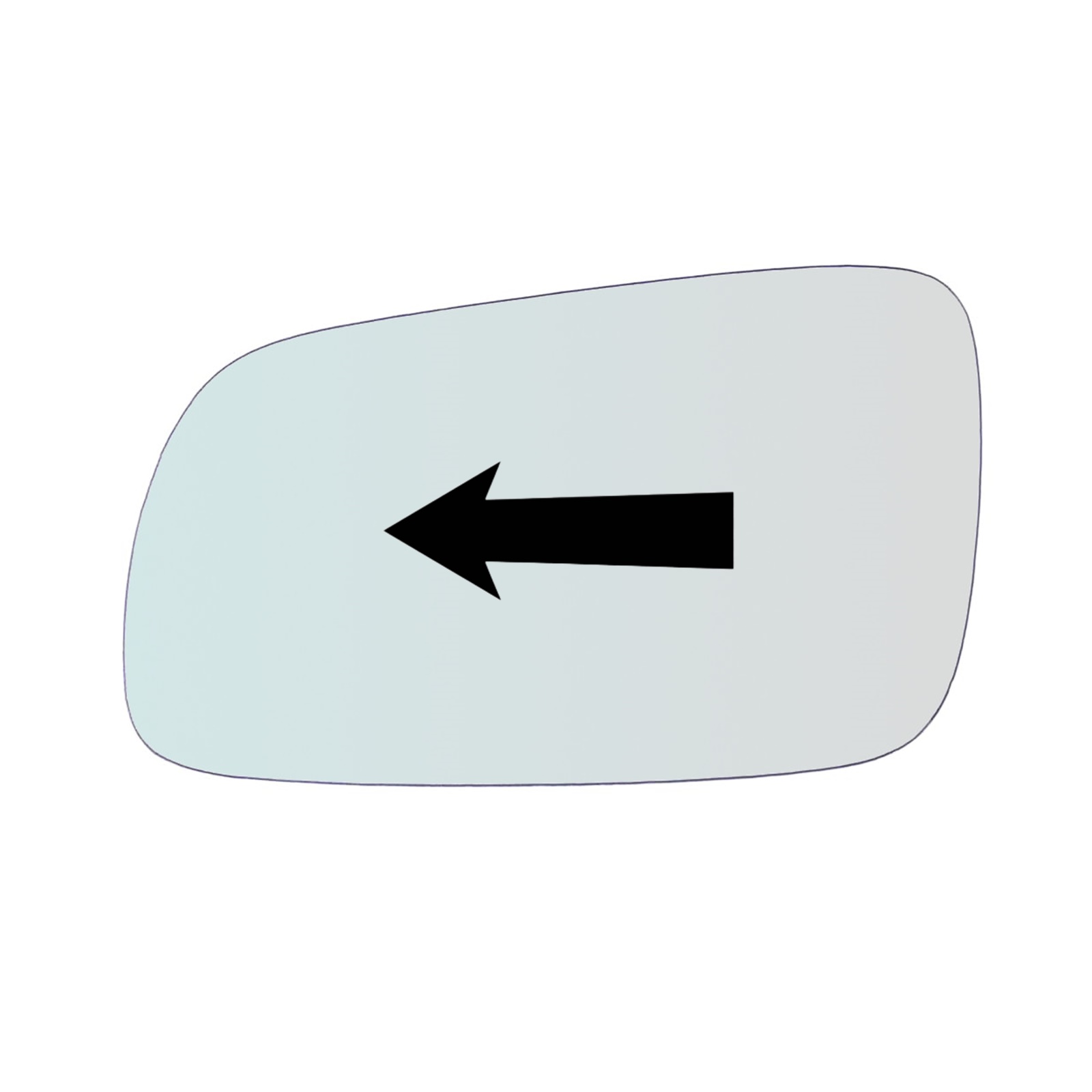 Vetro Specchio Retrovisore Lato Guidatore Per VW Golf IV (1J) dal 1997>2003