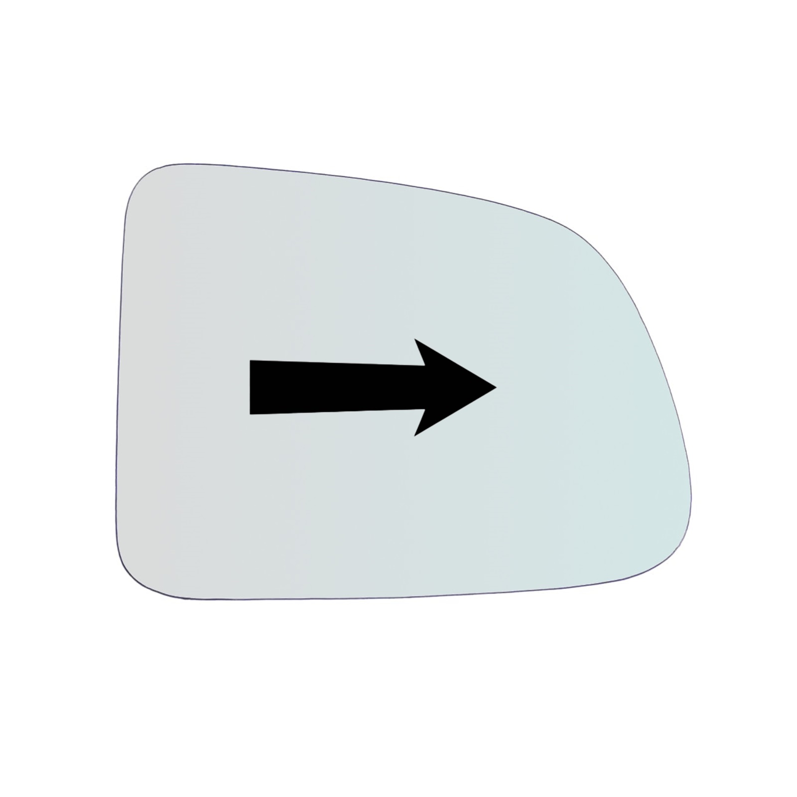 Vetro Specchio Retrovisore Lato Passeggero Per Suzuki Vitara I (TA) dal 1988-1999