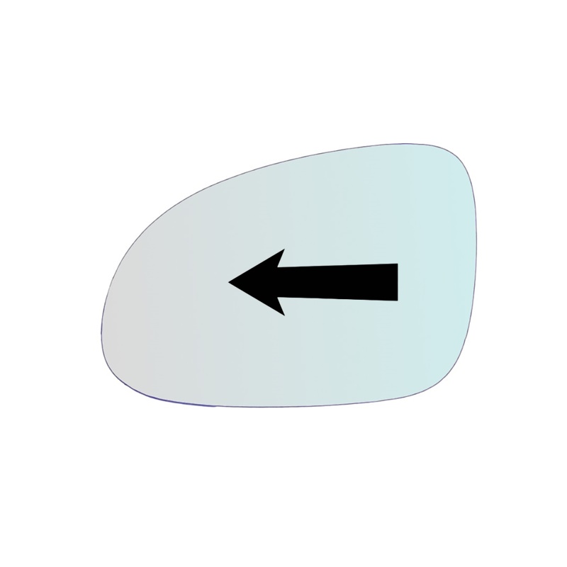 Vetro Specchio Retrovisore Lato SX-Guidatore Per VW Eos (1F7) solo dal 2006-2010