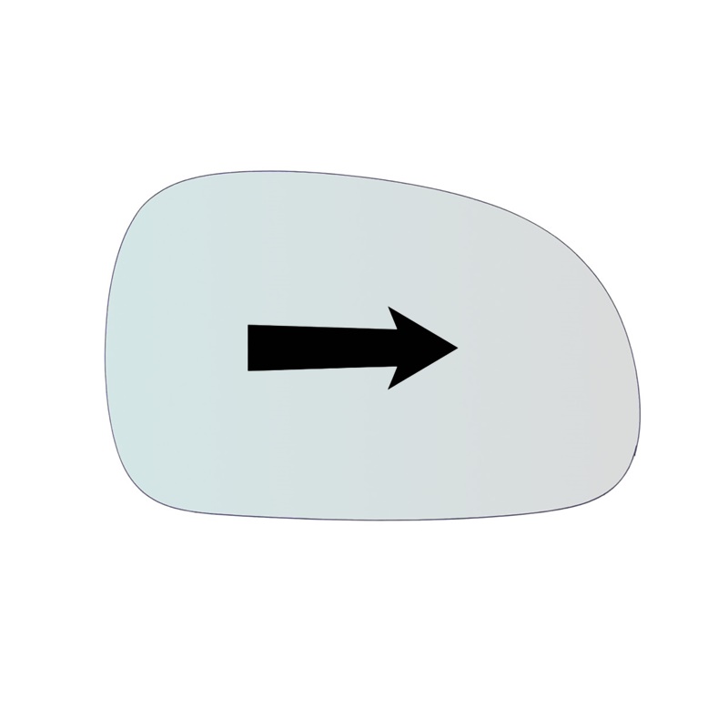 Vetro Specchio Retrovisore Lato Passeggero Per Peugeot 406 dal 1995-2005