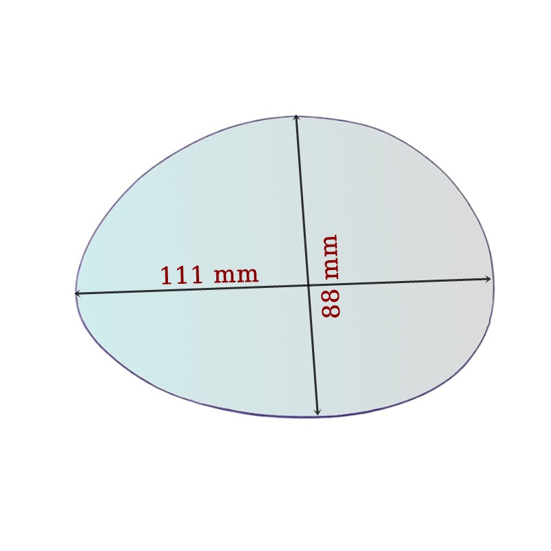 Vetro Specchio Retrovisore DX Compatibile Per Moto Piaggio ZIP