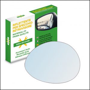 Vetro Specchio Retrovisore Lato-SX Compatibile Per Piaggio Zip