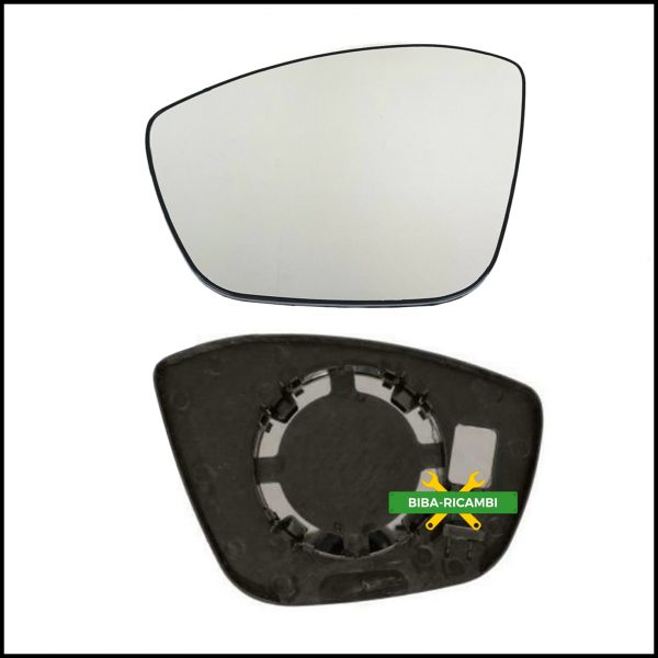 Piastra Specchio Retrovisore Lato Sx-Guidatore Per Citroen C4 CACTUS dal 2018>