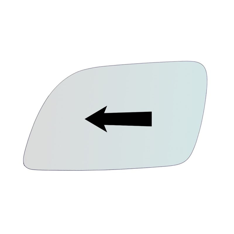 Vetro Specchio Retrovisore Lato Passeggero Per Volkswagen Polo (9N) solo dal 2002-2005