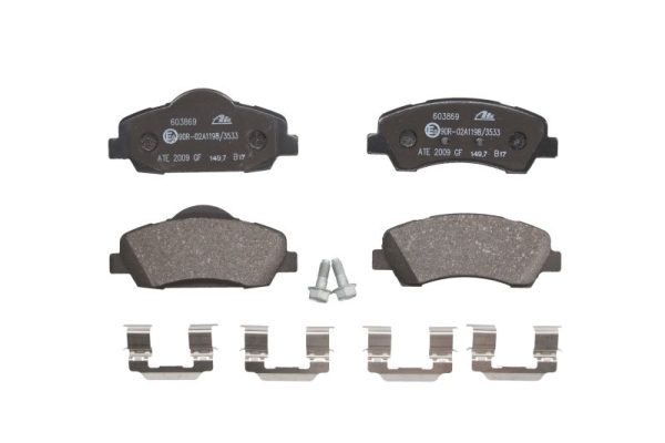 Kit 4 Pastiglie Freno Marca ATE Codice | 13.0460-3869.2