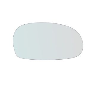 Vetro Specchio Retrovisore Lato Passeggero Per Kia Sephia III dal 2000>