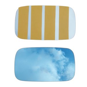 Vetro Specchio Passeggero Lato Guidatore Per Lancia Delta II (836) dal 1993-1999