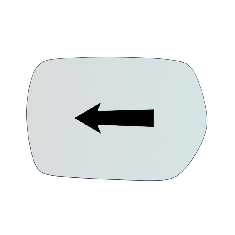 Vetro Specchio Passeggero Lato Guidatore Per Mitsubishi Outlander I (CU) dal 2001-2006