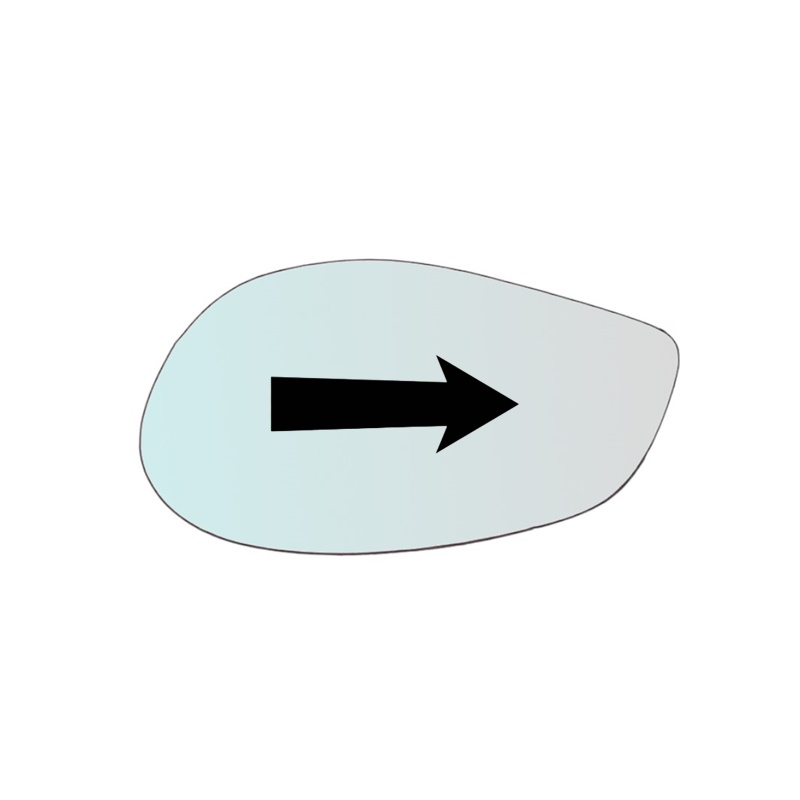 Vetro Specchio Retrovisore DX Compatibile Per Moto Aprilia Leonardo