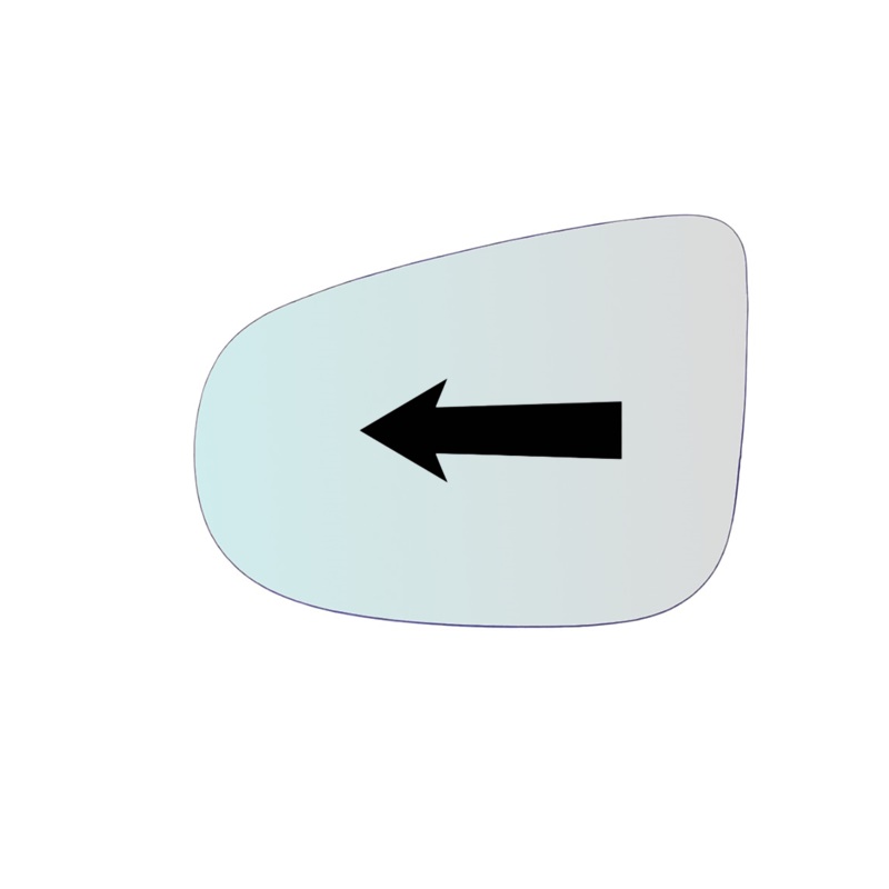 Vetro Specchio Retrovisore Lato Guidatore Per Volkswagen Touran II (1T3) dal 2010-2015