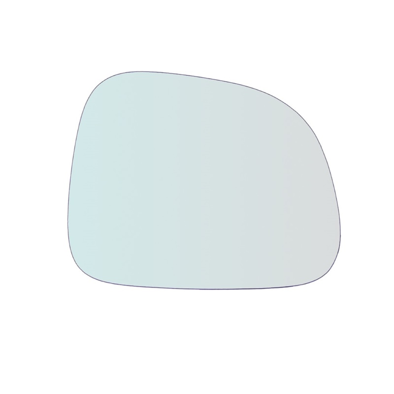 Vetro Specchio Retrovisore Lato Passeggero Per Fiat Panda II (169) solo dal 2008> (Specchio piu Grande)