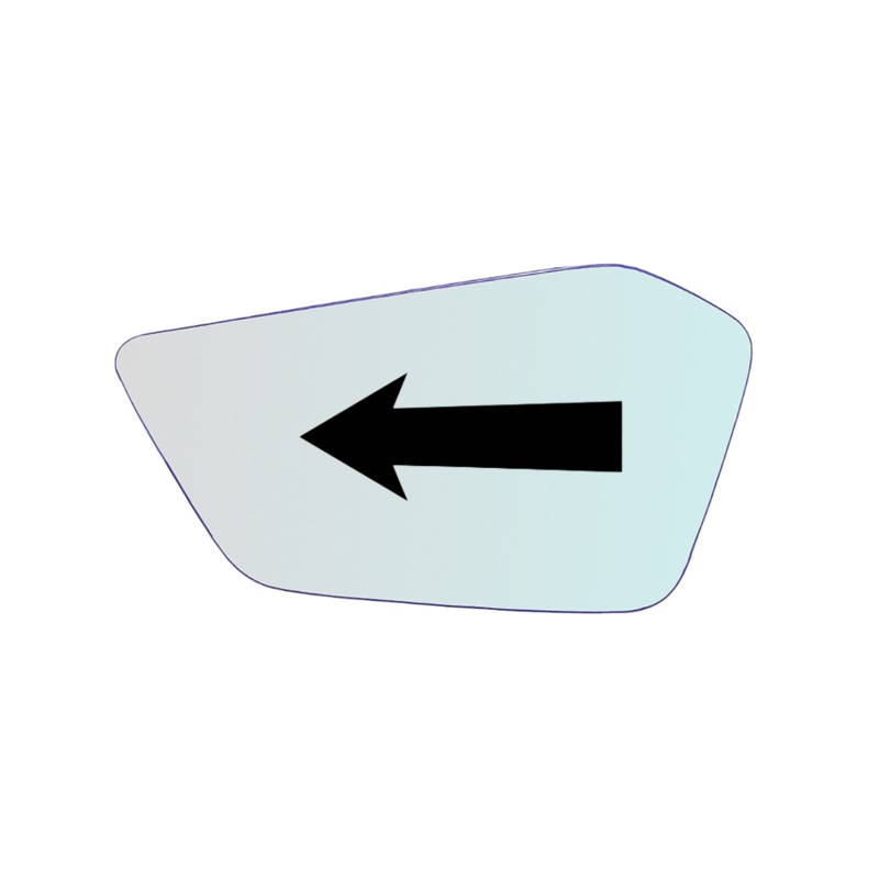 Vetro Specchio Retrovisore SX Compatibile Per Moto Kawasaky Ninja 25R