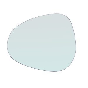 Vetro Specchio Retrovisore Lato Guidatore Per Lancia Ypsilon I (843) solo dal 2009-2011