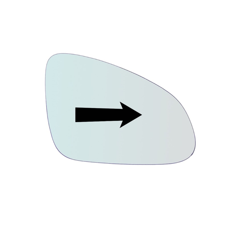 Vetro Specchio Retrovisore Lato DX-Passeggero Per Opel Adam (M13) dal 2012-2019