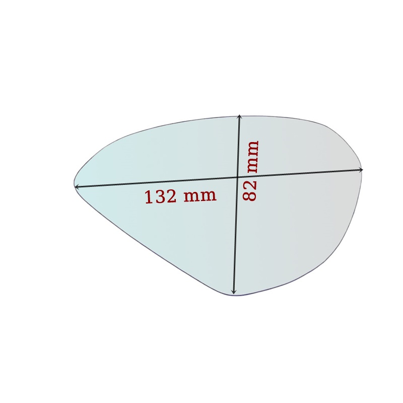 Vetro Specchio Retrovisore DX Compatibile Per Moto Ducati Panigale 1199 dal 2013>