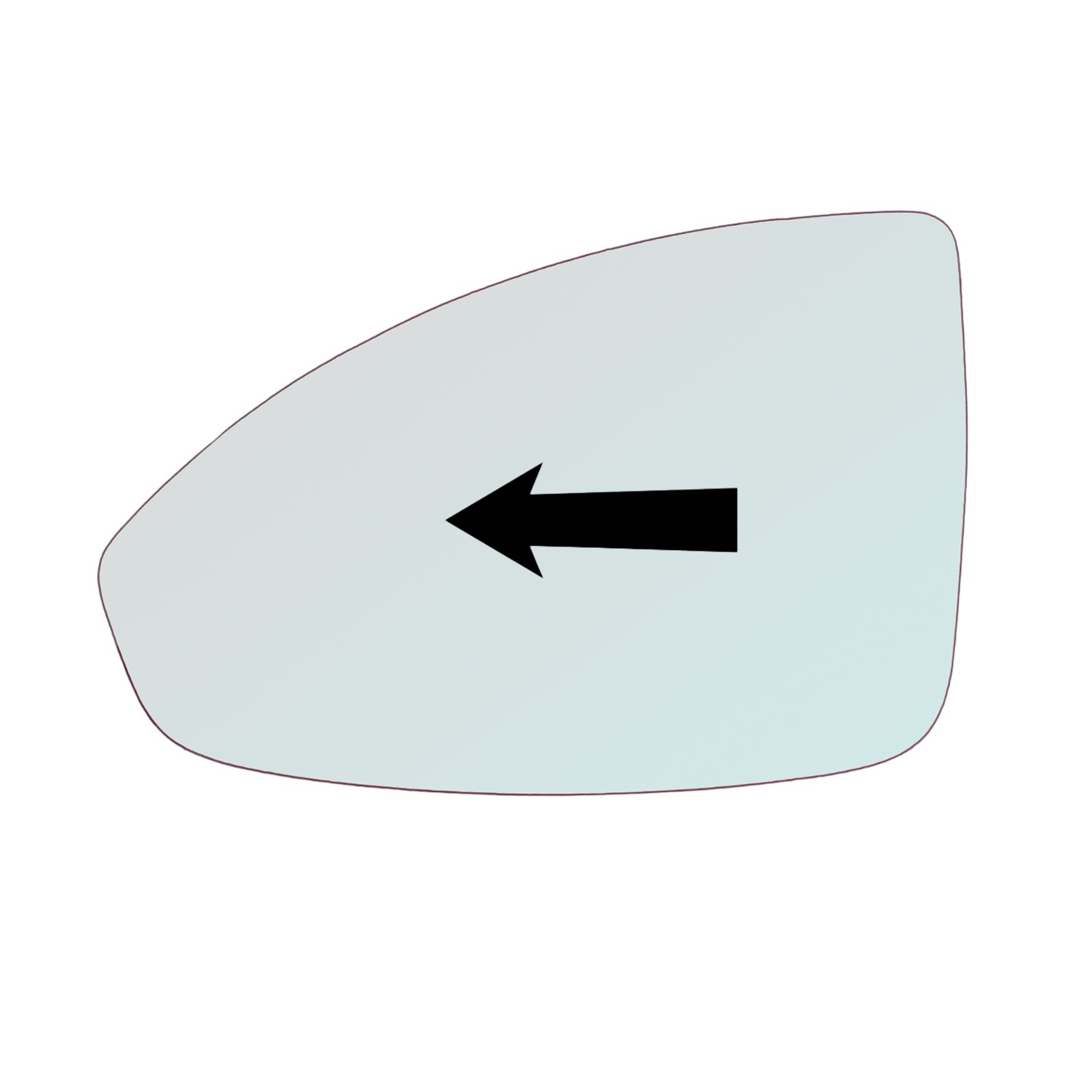 Vetro Specchio Retrovisore Lato SX-Guidatore Per Chevrolet Cruze (J300) dal 2009>