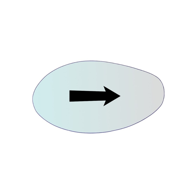 Vetro Specchio Retrovisore DX Compatibile Per Moto Yamaha Scooter