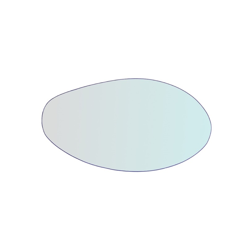 Vetro Specchio Retrovisore SX Compatibile Per Moto Yamaha Scooter