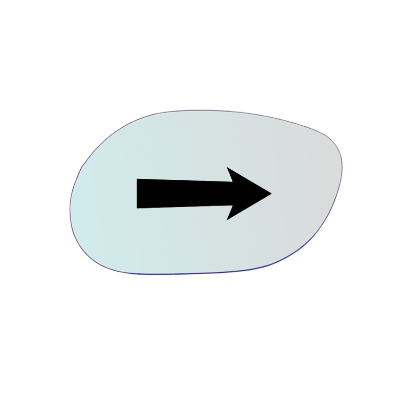 Vetro Specchio Retrovisore DX Per Moto Kymco Agility