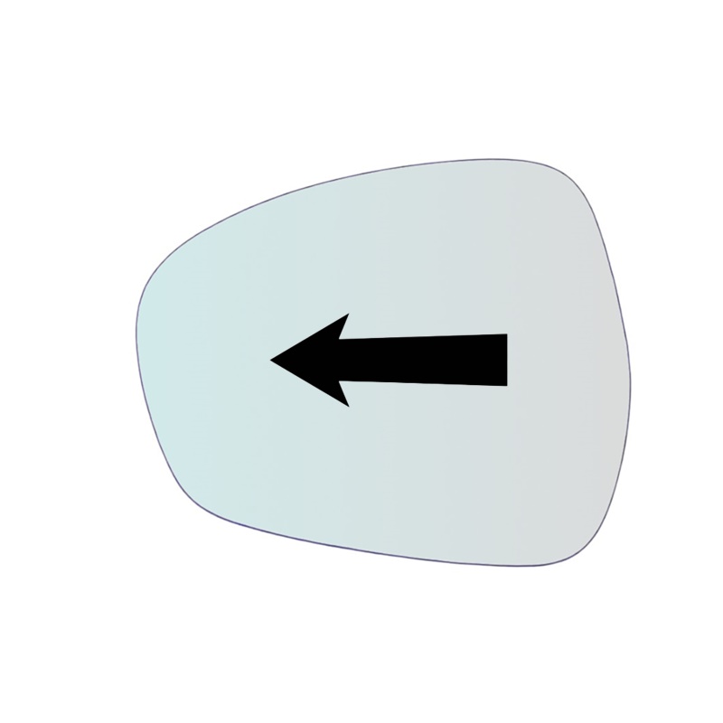 Vetro Specchio Retrovisore Lato Guidatore Per Alfa Romeo Stelvio (949) dal 2016>