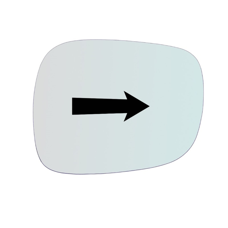 Vetro Specchio Retrovisore Lato DX-Passeggero Per Bmw X1 (E84) solo dal 2009-2012