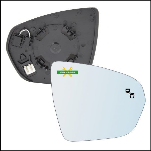 V. Specchio Retrovisore Termico Blind Spot Lato Dx-Passeggero Per DS 7 Crossback (J) dal 2017>