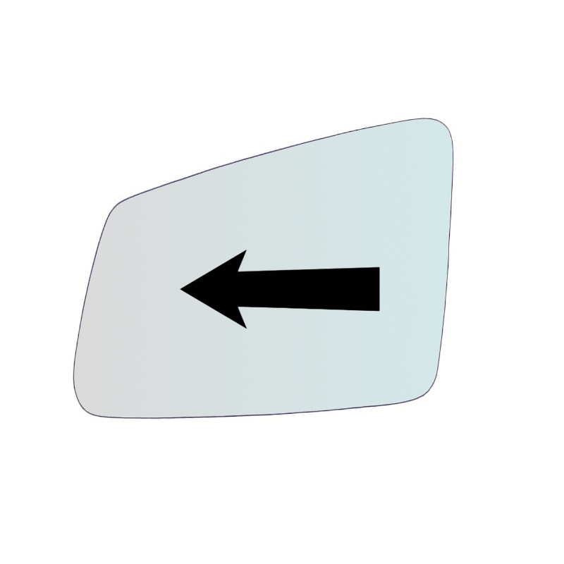 Vetro Specchio Retrovisore Lato SX-Guidatore Per Mercedes Classe E Coupe (C207) dal 2009-2011