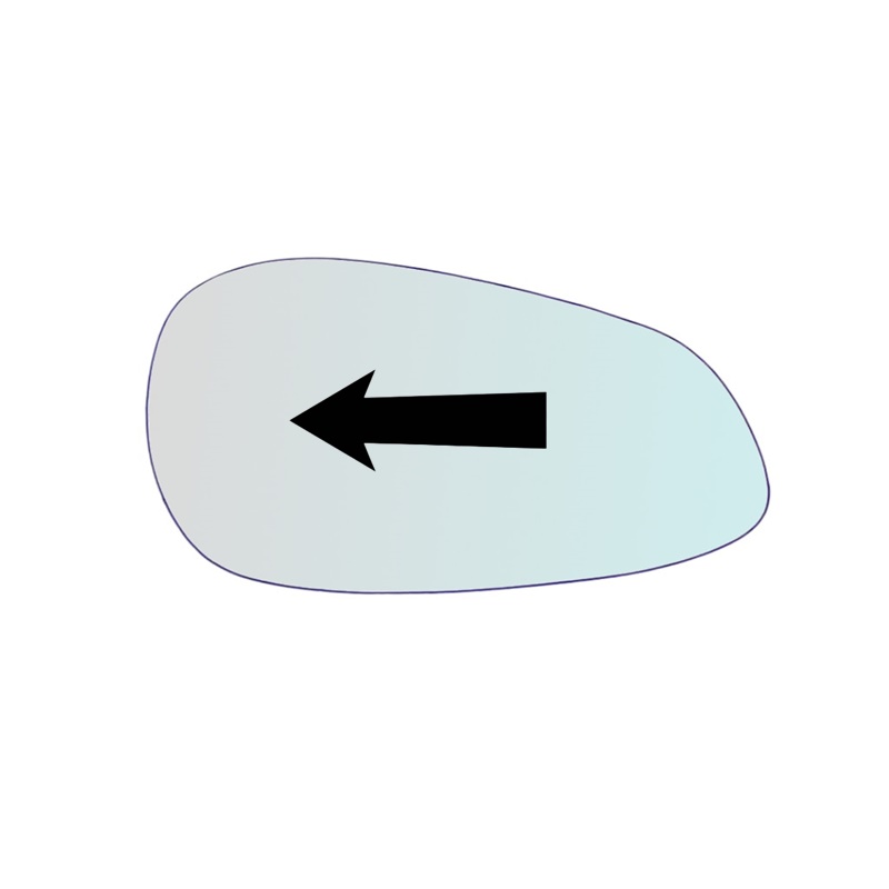 Vetro Specchio Retrovisore SX Compatibile Per Moto Aprilia Atlantic