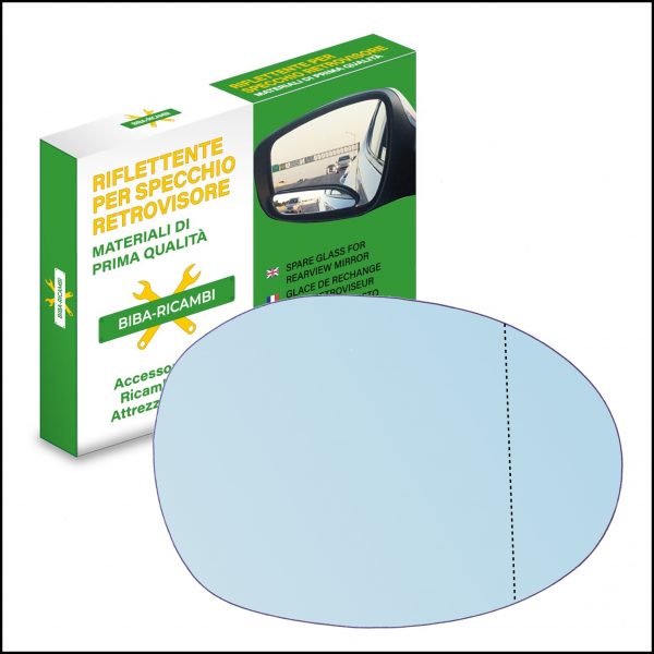 Vetro Specchietto Esterno Lato DX Compatibile Con Kymco Gran Dink 250