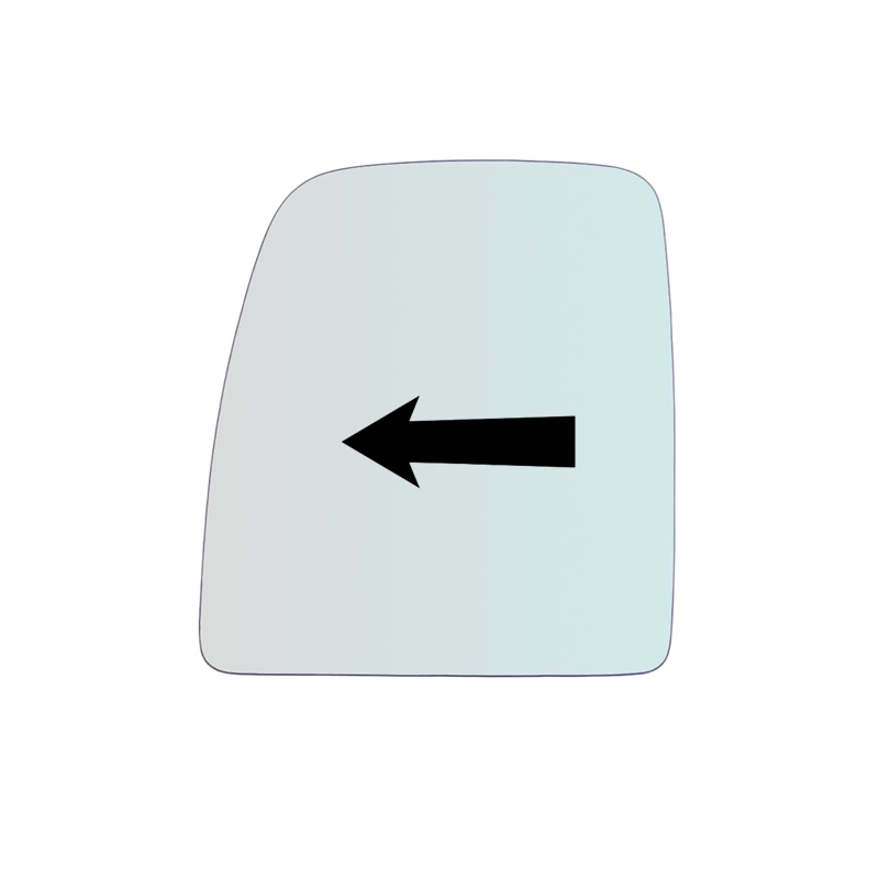 Vetro Specchio Retrovisore Lato Guidatore Per Fiat Scudo II dal 2007>