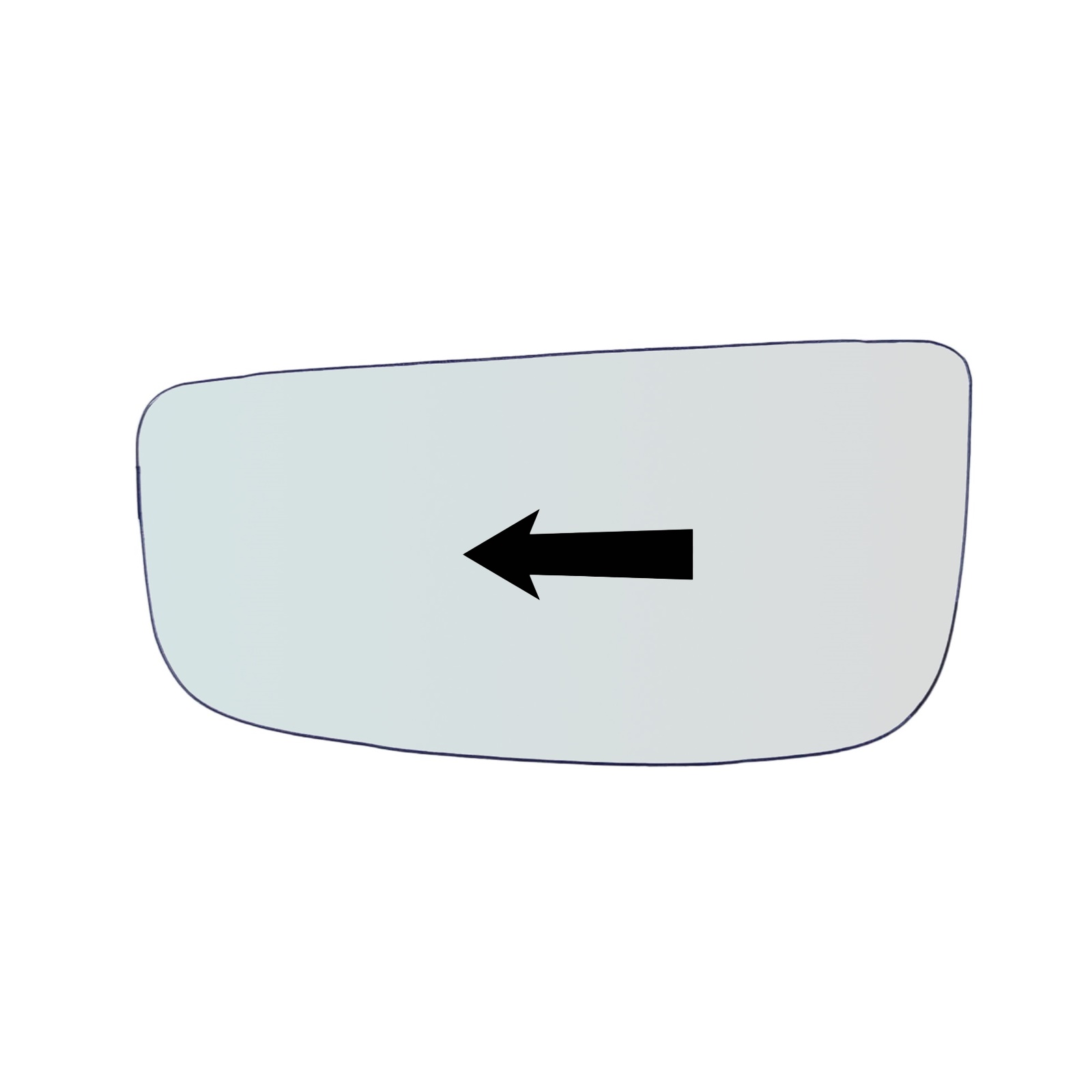 Vetro Specchio Inferiore Lato SX-Guidatore Art-V434-L