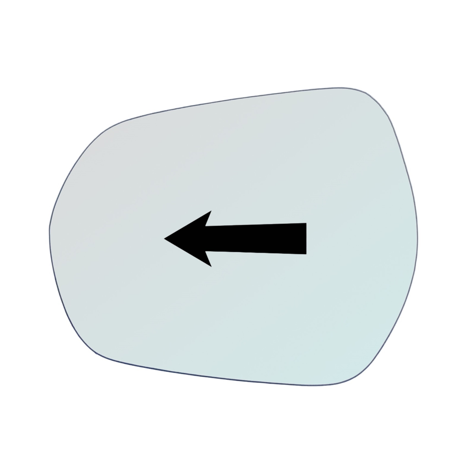 Vetro Specchio Retrovisore Lato SX-Guidatore Per Ford Puma II (J2K) dal 2019>