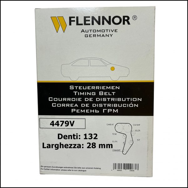 4479V Flennor Cinghia Distribuzione Volvo C30 | C70 | S60 | S80 | V40 | V50 | V60 | V70 | XC60 | XC70 | XC90