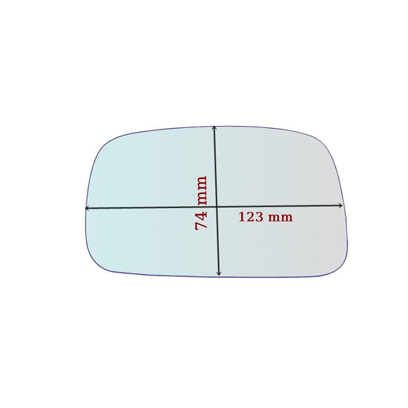 Vetro Specchio Retrovisore DX Compatibile Per Moto Aprilia Amico Art-MT05-DX