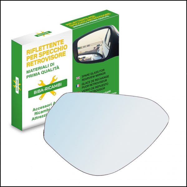 Vetro Specchio Retrovisore Lato-DX Compatibile Per MV Augusta Rivale