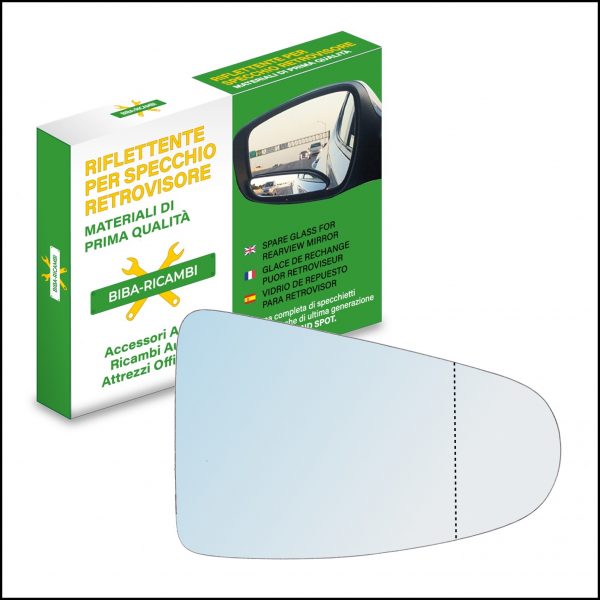 Vetro Specchio Retrovisore Asferico Lato-DX Compatibile Per Malaguti Madison